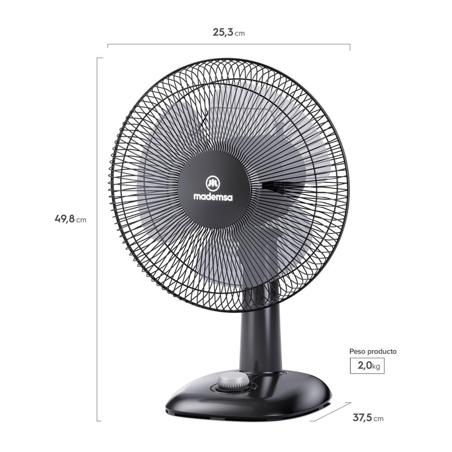 Ventilador Mademsa DFM12 image number 1.0