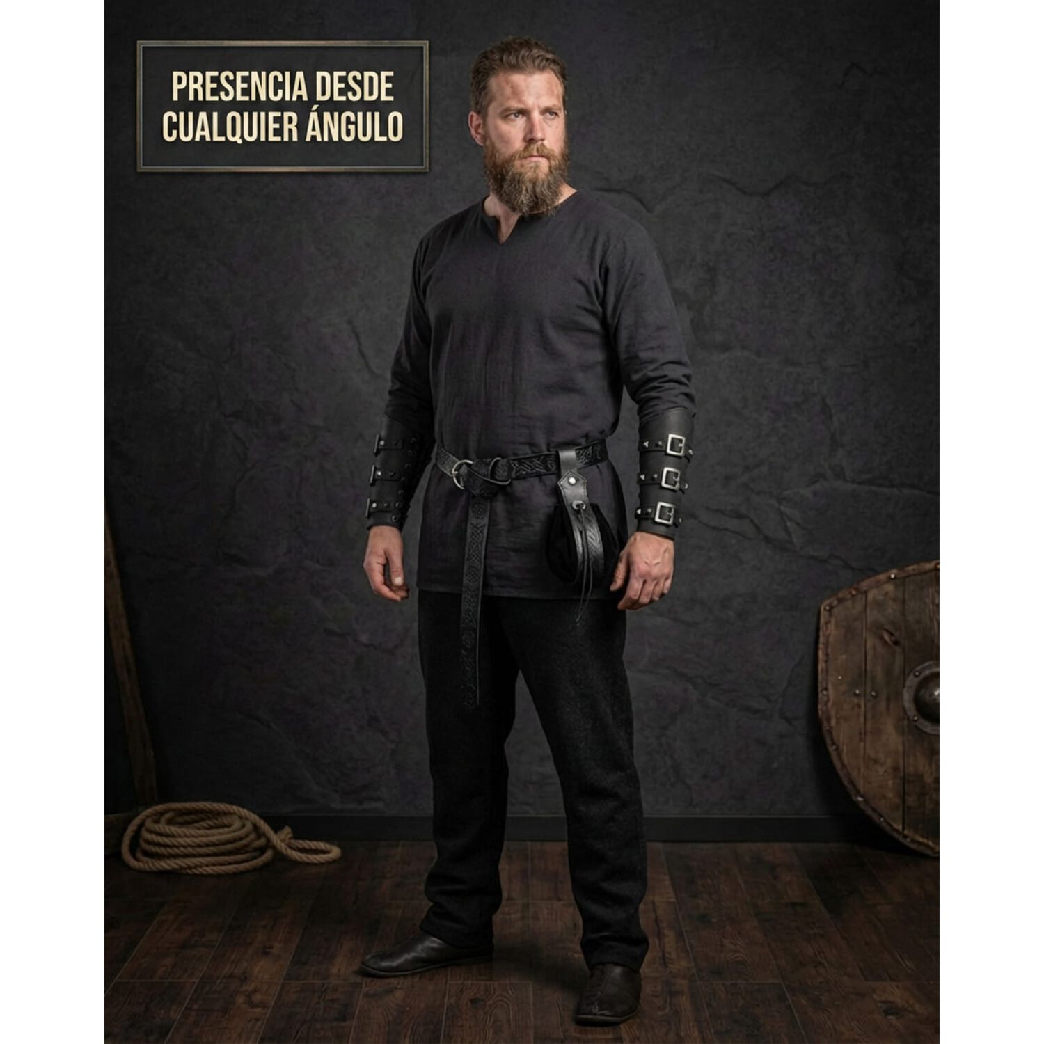 Accesorio Disfraz Cosplay Vikingo Caf&eacute; image number 4.0