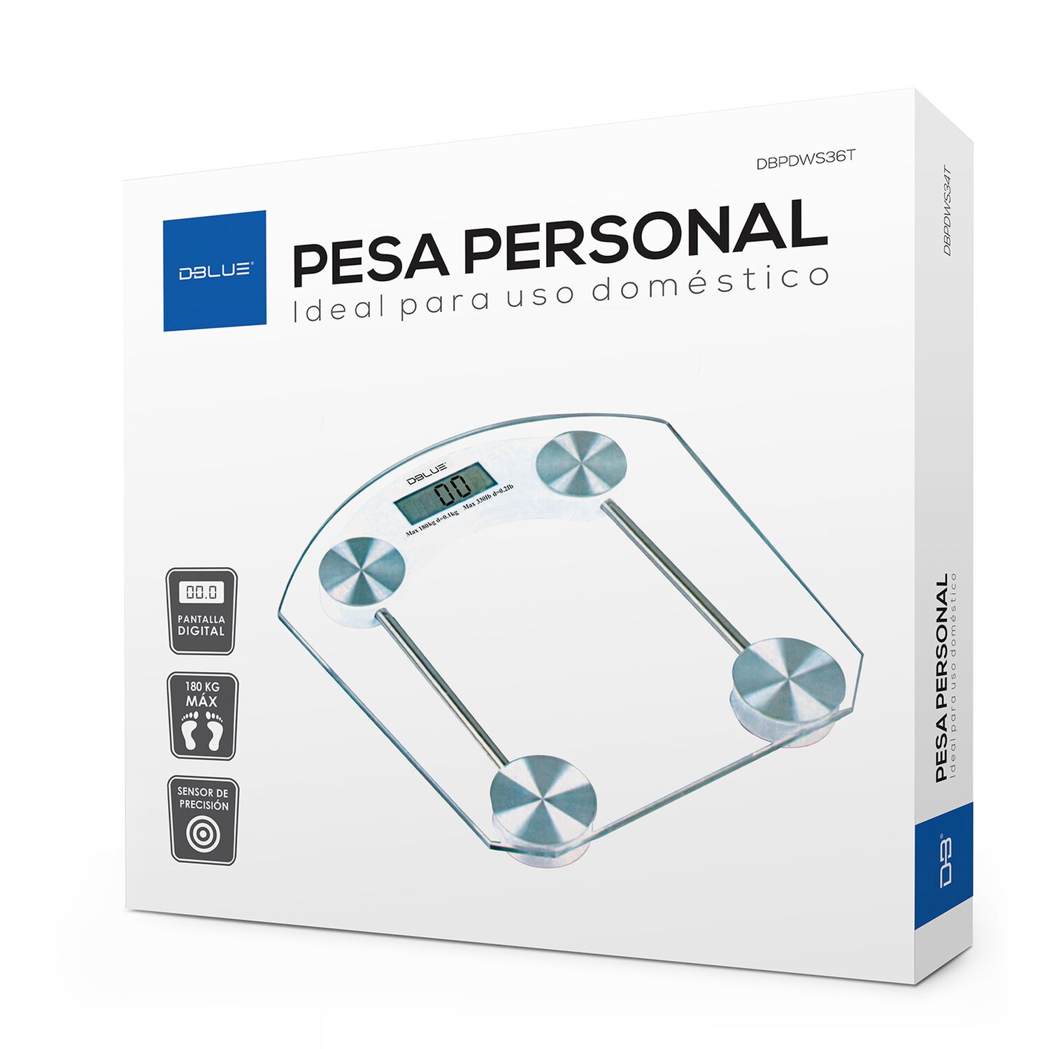 Bascula Digital De Vidrio Templado 180k Max Transparent Ws34 image number 4.0