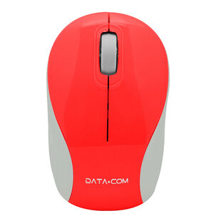 Mini Mouse Inalámbrico 3d Rojo Datacom