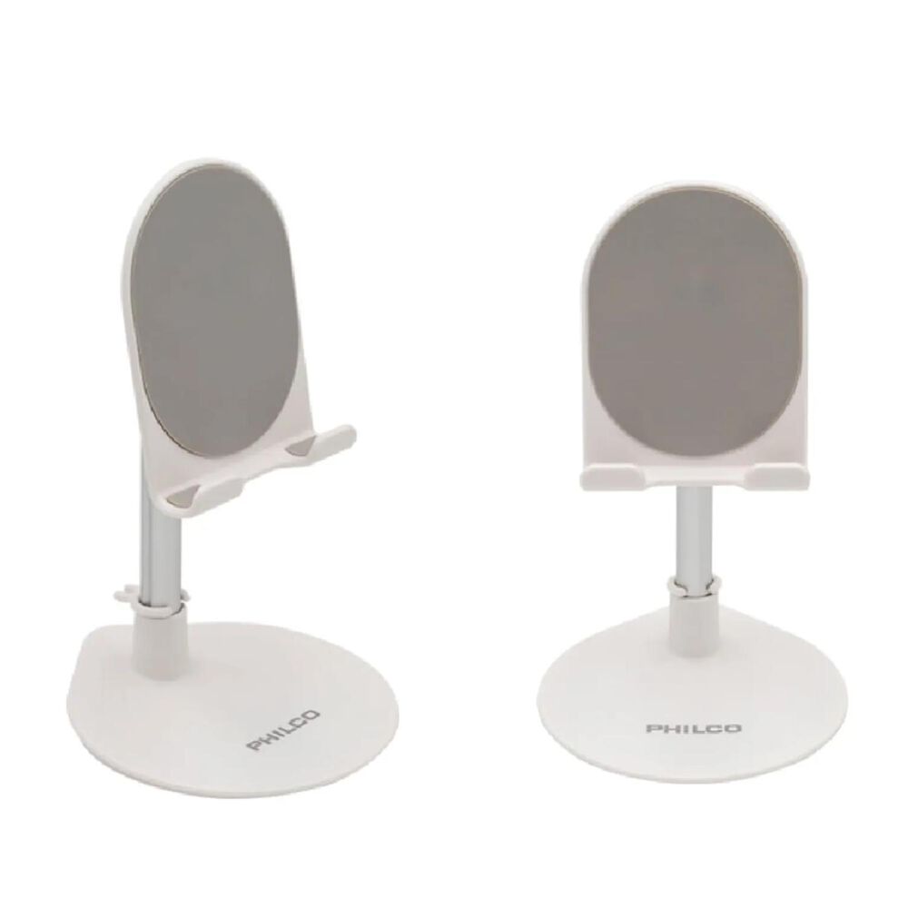 Soporte Sobremesa Para Celular Ajustable Blanco image number 2.0