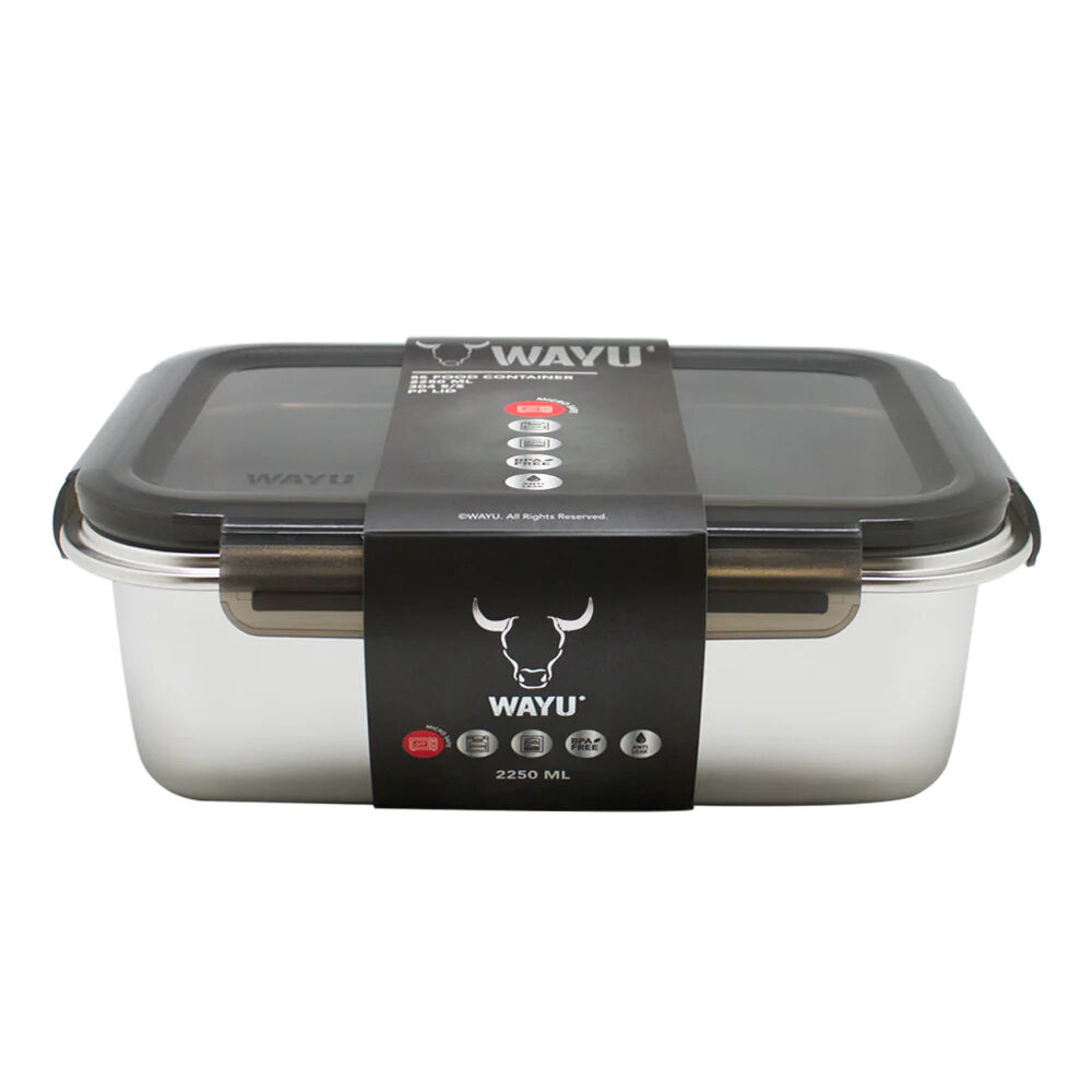 Contenedor Herm&eacute;tico Wayu 2250 Ml Acero Microsafe Premium image number 0.0