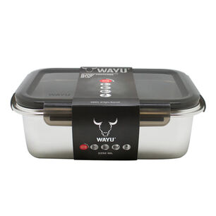 Contenedor Herm&eacute;tico Wayu 2250 Ml Acero Microsafe Premium