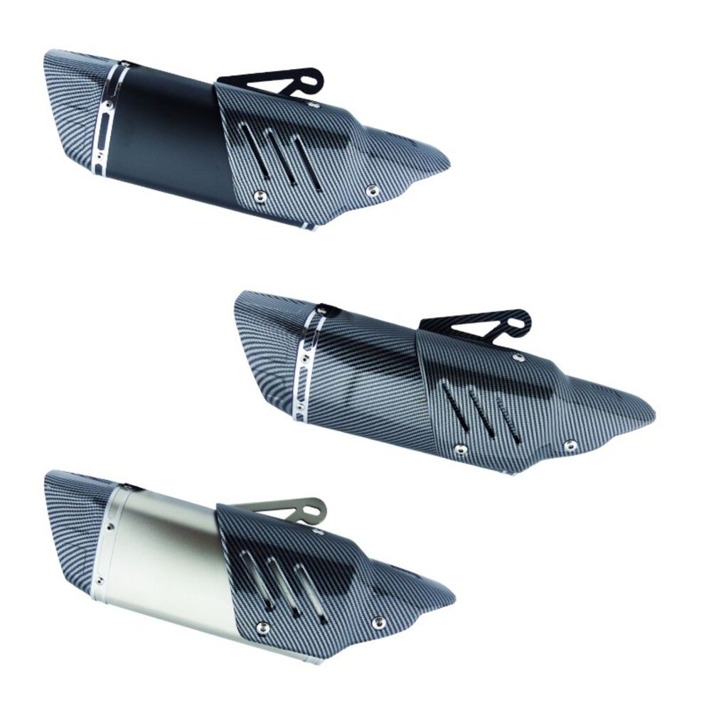 Tronador Para Moto Gpr Con Proteccion Y Boca Carbon 46cm Con Silenciado image number 2.0