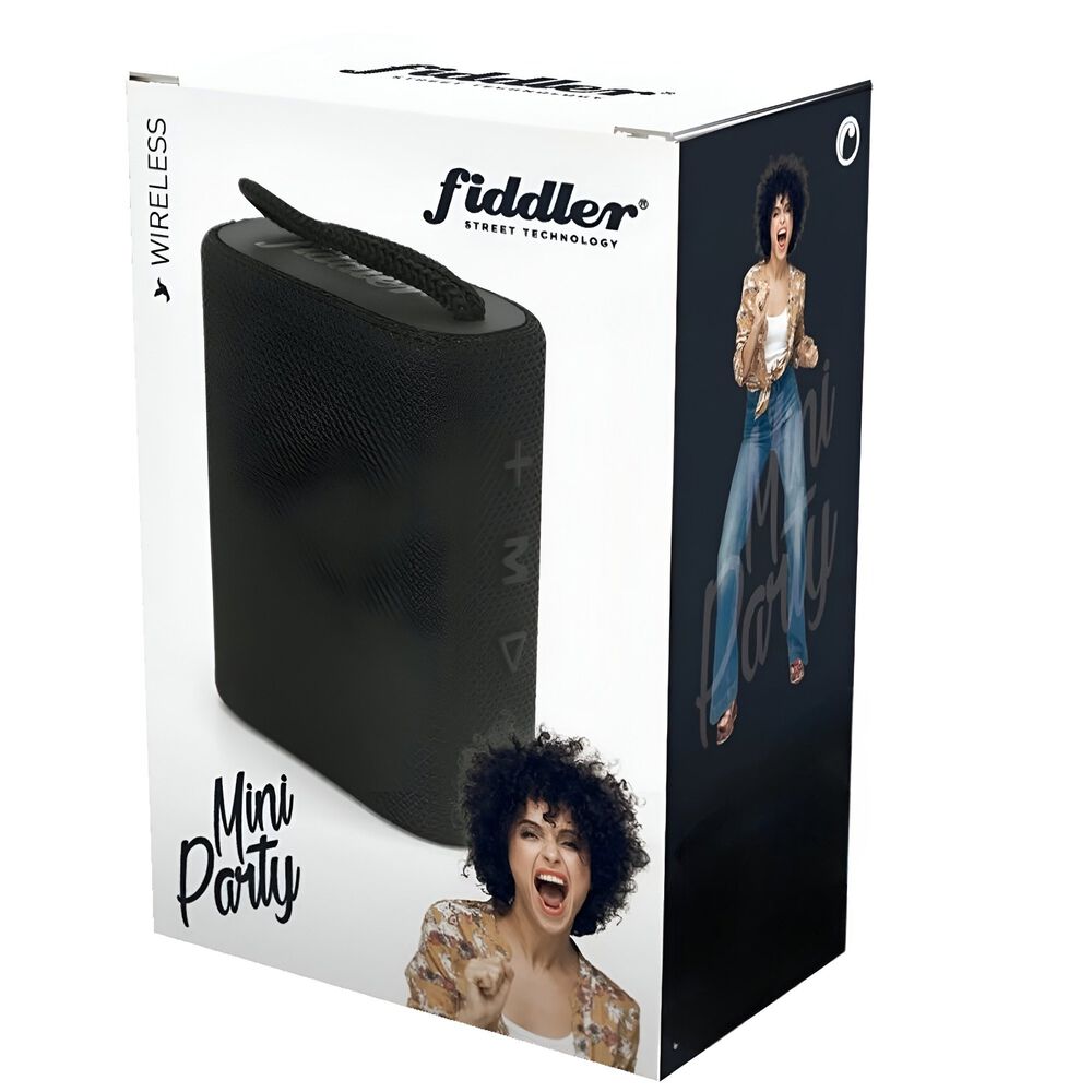 Parlante Portatil Fiddler Mini Party Bluetooth 5 Black 3w image number 3.0