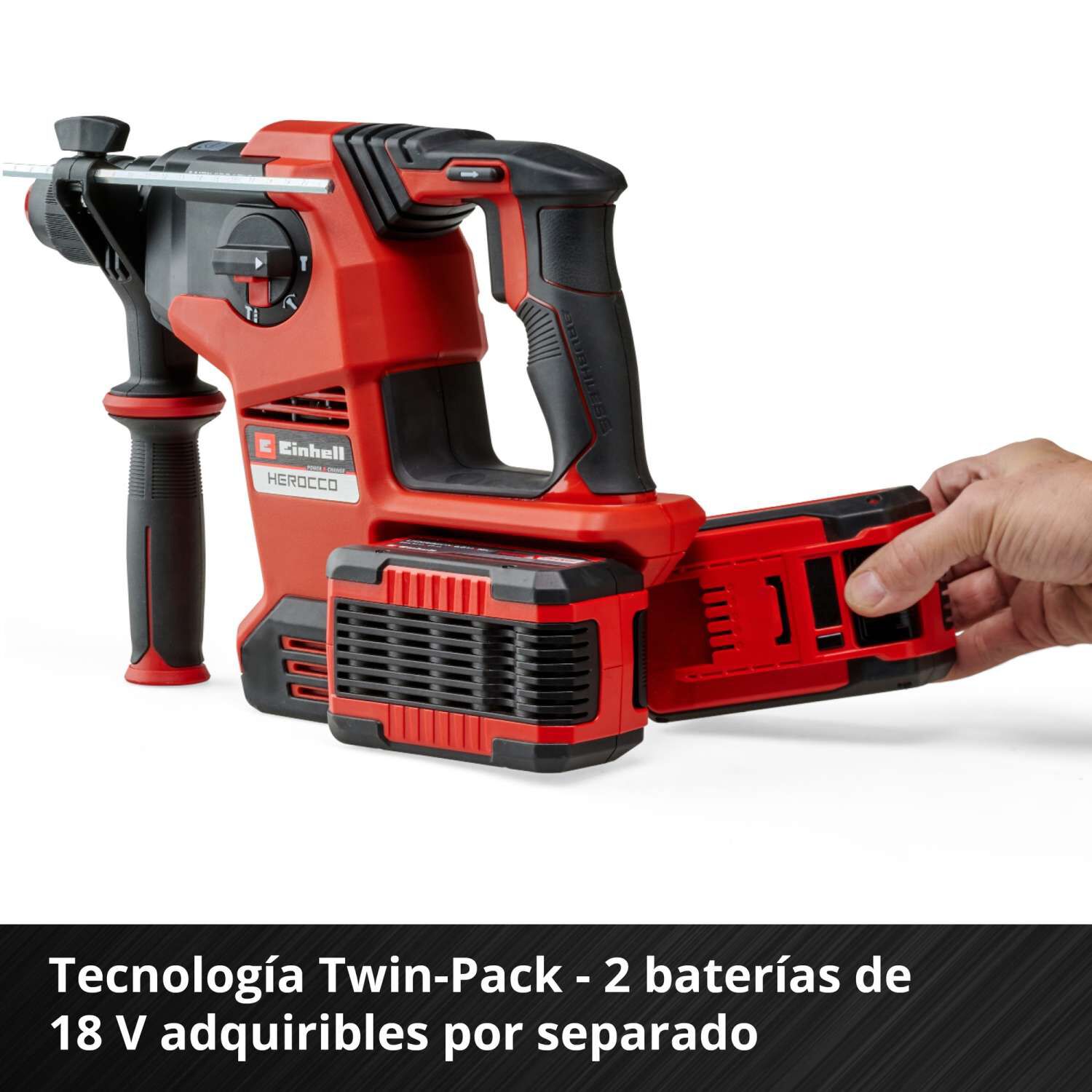 Rotomartillo Inal&aacute;mbrico 2x18v Sin Bater&iacute;as Pxc Herocco 36/28 - Einhell image number 5.0