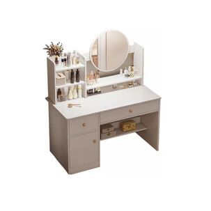 Tocador Escritorio Multifunción Para Dormitorio Con Espejo