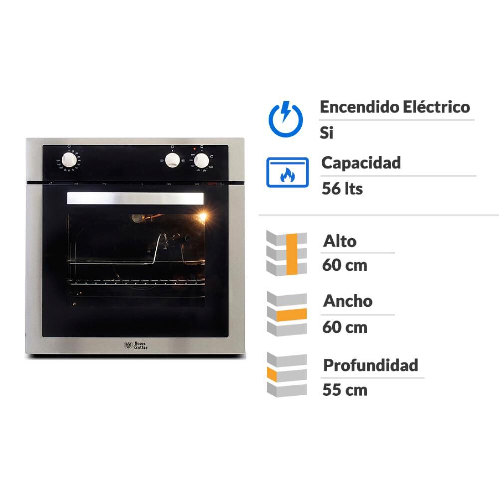 Horno Empotrado Ursus Trotter Prime HG5 / 56 Litros image number 1.0