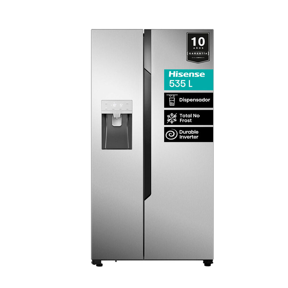 Refrigerador Side By Side Hisense RC-70WS / No Frost / 535 Litros / A+ image number 0.0