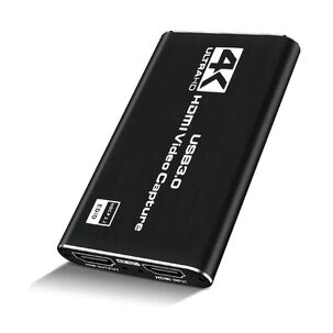 Capturadora Hdmi 4k Ultra Video Audio Mic In Streaming 3.0