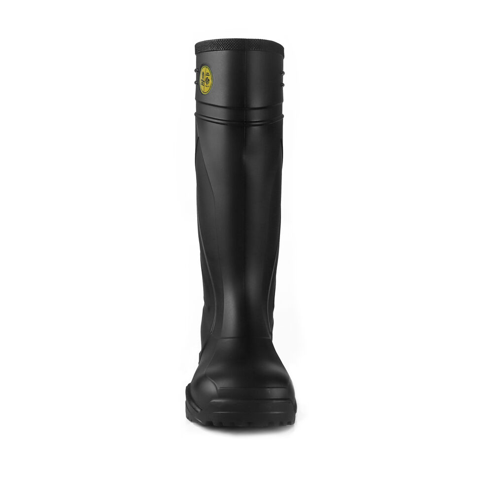 Bota Pvc 942 Punta De Acero Negra Para Lluvia image number 4.0