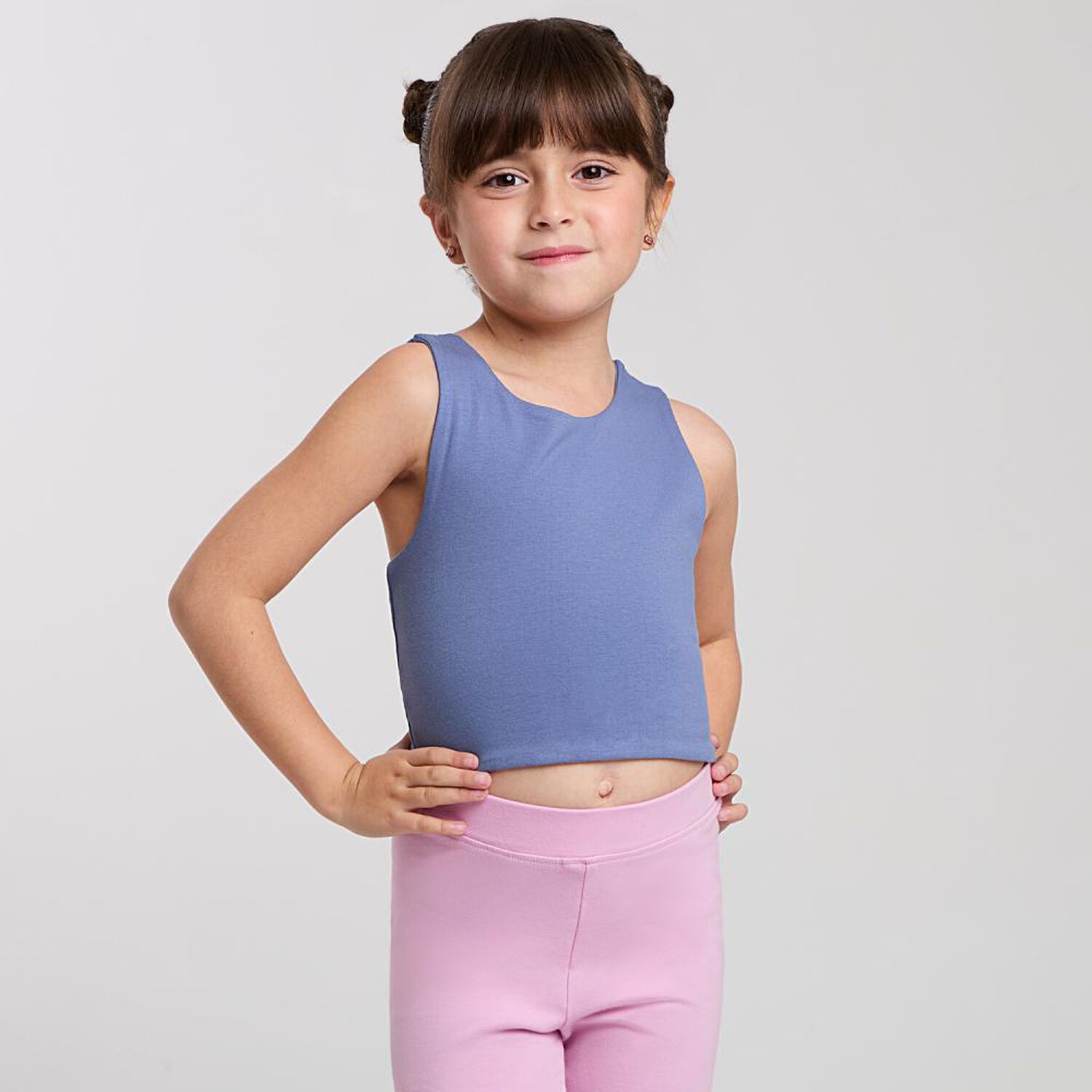 Polera Sin Mangas Cuello Redondo Ni&ntilde;a Topsis image number 0.0
