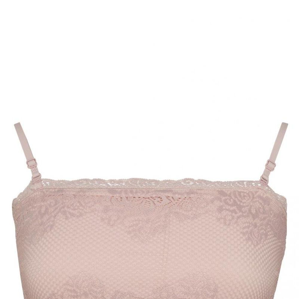 Top Strapless Encaje Palo Rosa 2rios image number 2.0