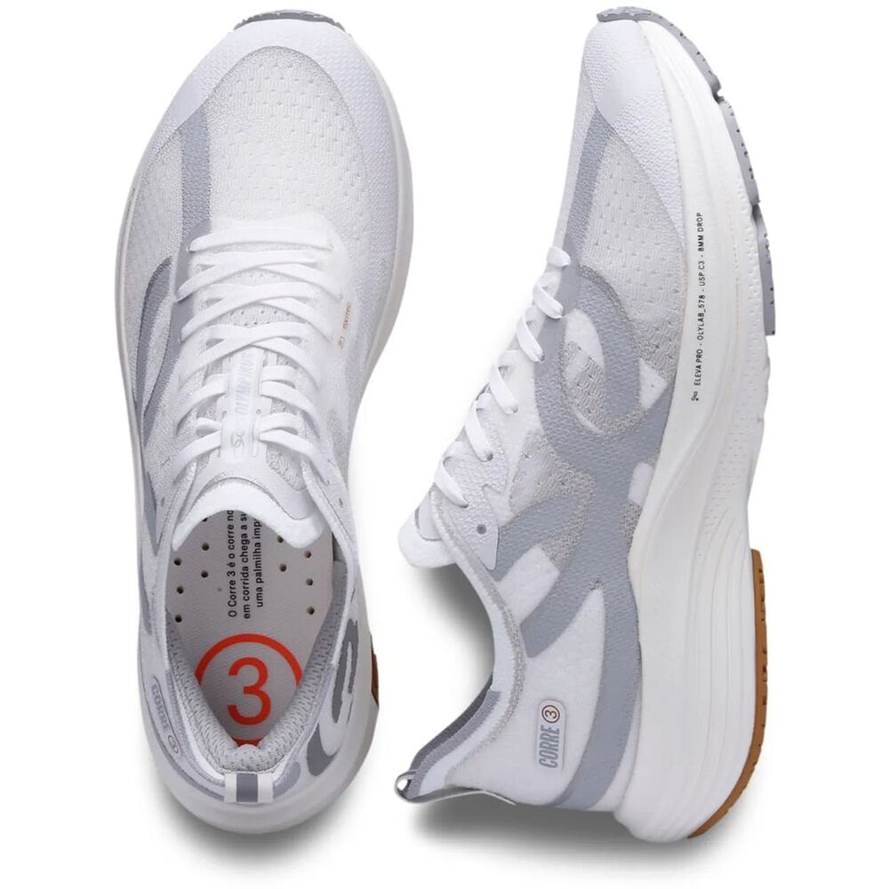 Zapatilla Running Hombre Corre 3 Blanco image number 3.0