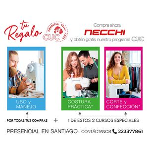 Máquina De Coser Necchi Nc204d Con Mesa De Extensión