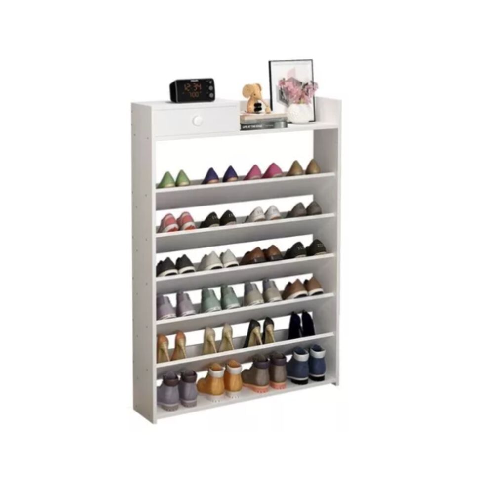 Zapatera De Madera 6 Niveles Organizador Ultra Delgado image number 0.0