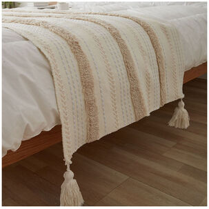 Set Piecera Boho 60 X 210 + 2 Fundas De Cojin B09