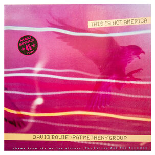 David Bowie Ft. Pat Metheny - This Is Not America | 12" Maxi Single Usado