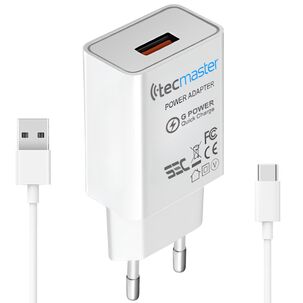 Cargador Usb-c Quick Charge Smart Line 3a 18w Sec Tm-200516
