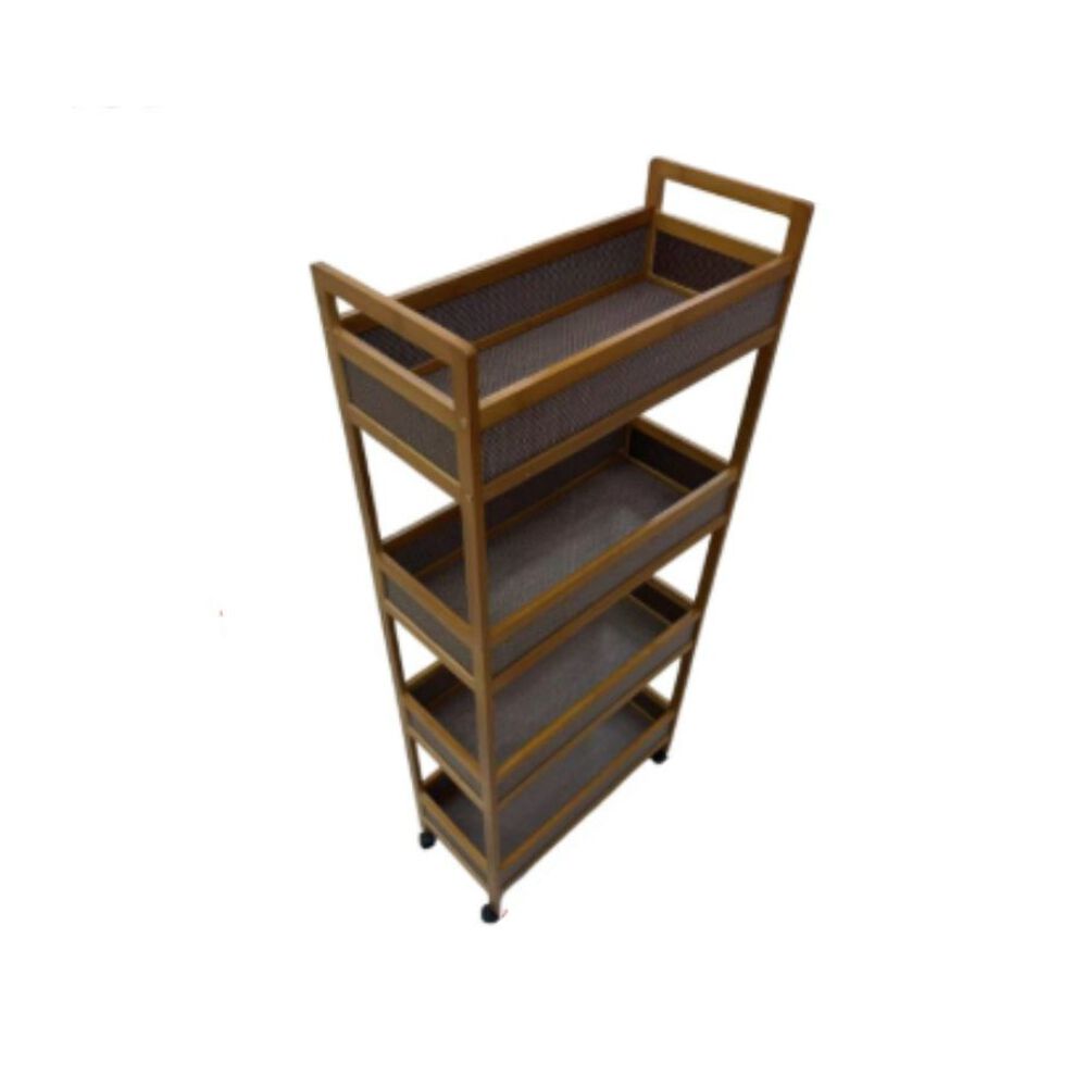 Estante De Almacenamiento 4 Niveles Con Ruedas image number 2.0