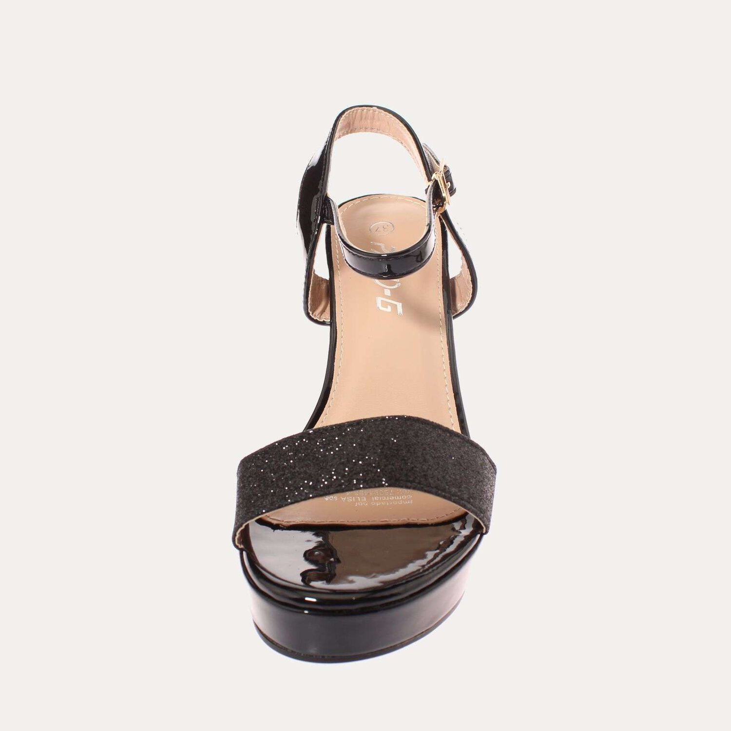 Sandalia Plataforma Negro Pand-g Art. 5pg23691black image number 2.0