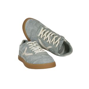 Zapatilla Cuero Urbana Amanda Verde