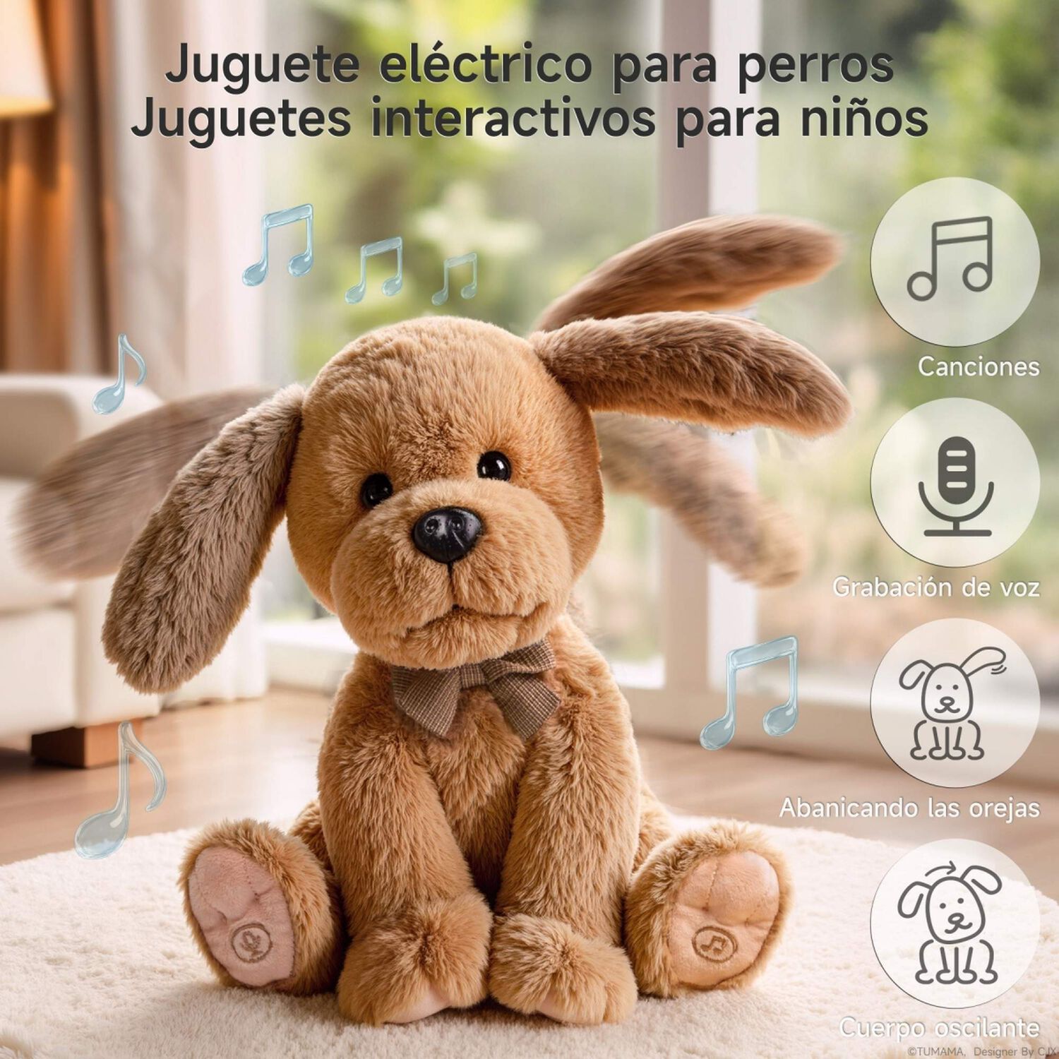 Juguete El&eacute;ctrico Musical Grabaci&oacute;n Baila Tm386 Lubabycas image number 4.0