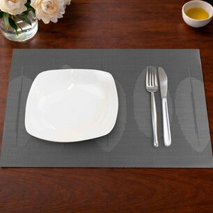 Pack 4 Individuales Nautica Home 45x30cm Reversible Hojas Gris