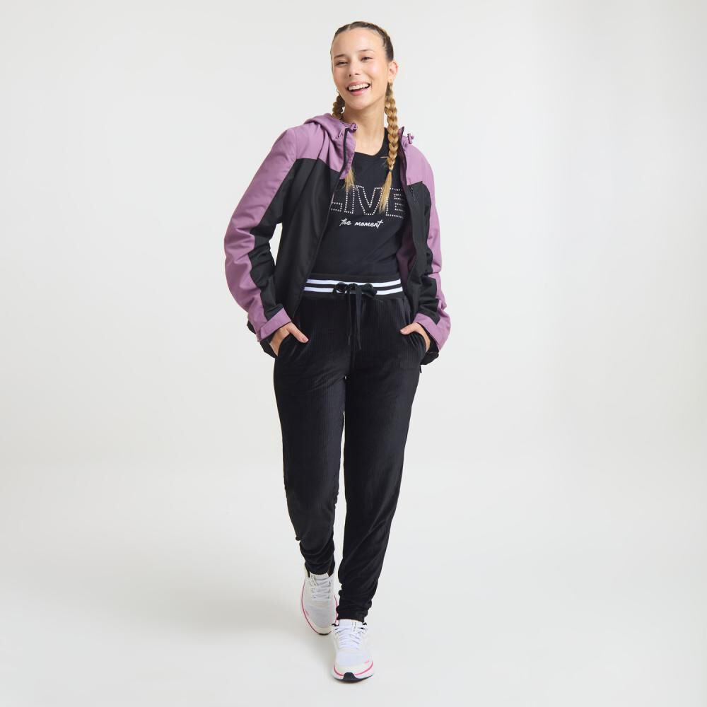 Pantalón De Buzo Deportivo Tiro Alto Regular Mujer Wetland image number 1.0