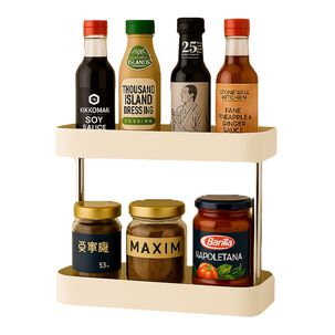 Estante De Almacenamiento Multifuncional 2 Niveles Blanco