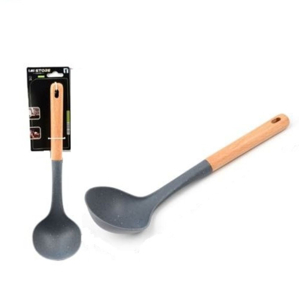 Cuchara Txm7-m02 Color Gris Mango De Madera image number 1.0