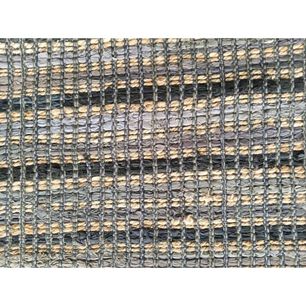 Alfombra De Yute Gris/negro Grande 2,9 X 2,o Mts