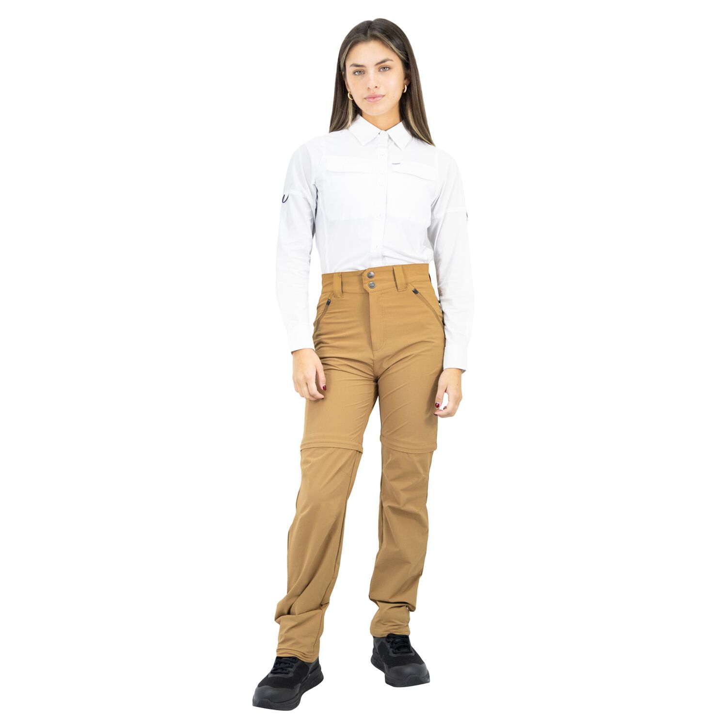 Pantal&oacute;n Outdoor Hw Summit Mujer Sand image number 4.0