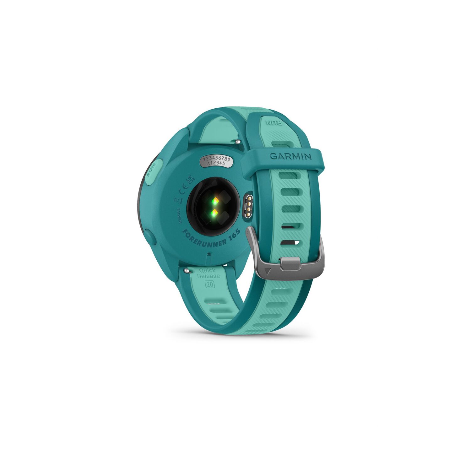 Forerunner 165 Music, Gps, Wifi, Turquoise/aqua, Ww image number 2.0