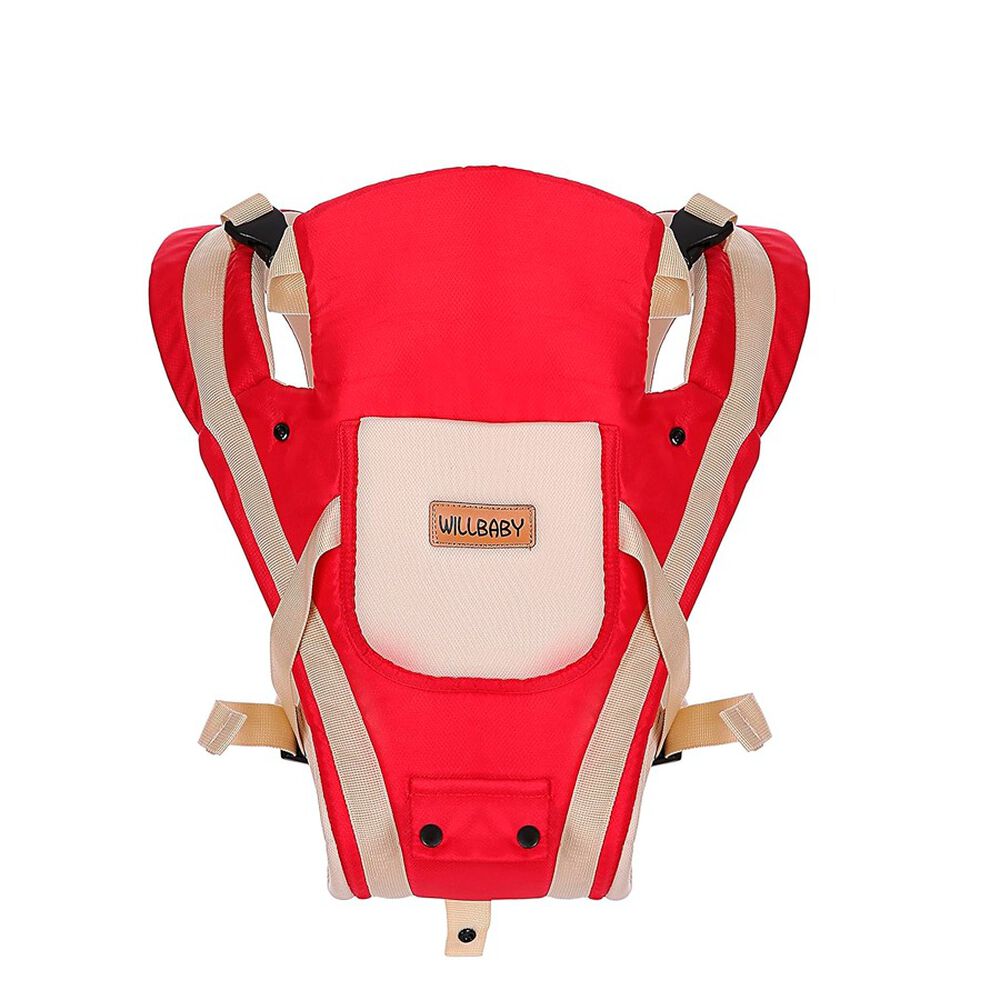Portabeb&eacute;s Ergon&oacute;mico Y Transpirable 3 En 1 Color Rojo image number 3.0