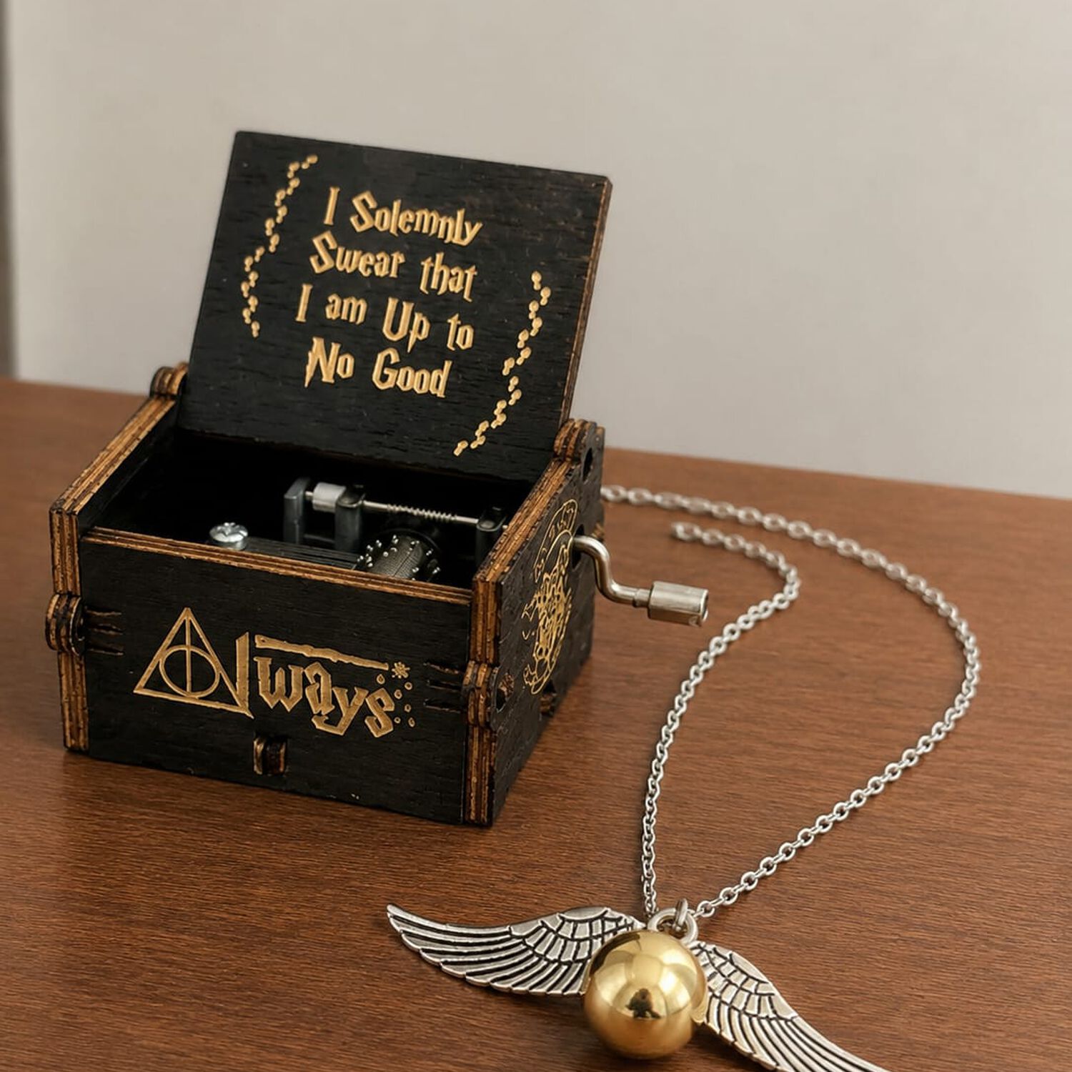 Caja Musical M&aacute;s Collar De Harry Potter image number 3.0