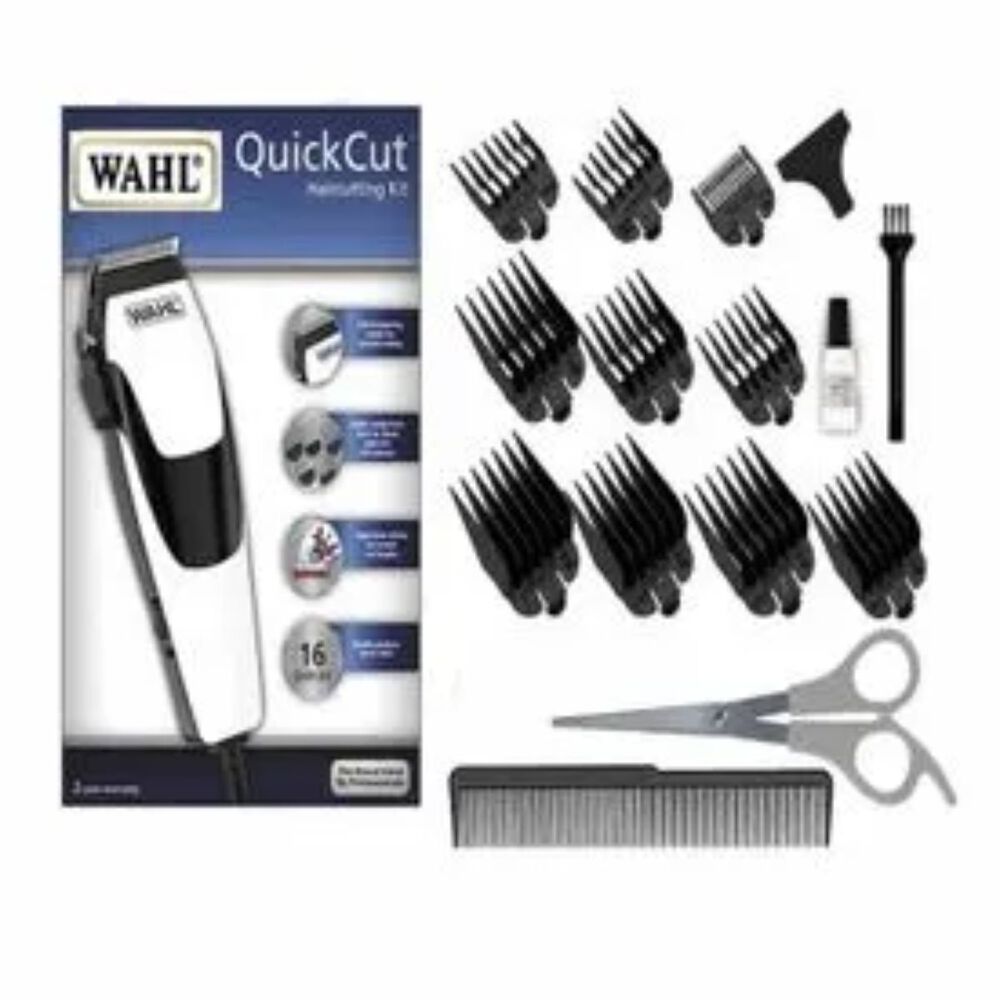 Máquina Cortadora De Pelo Profesional Wahl Quickcut 16 Piezas image number 2.0