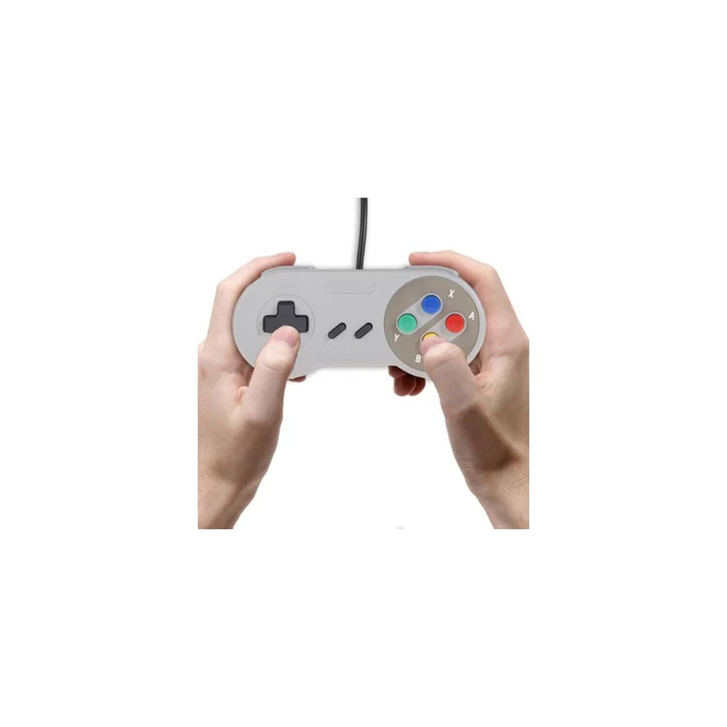 Gamepad Usb Retro Para Super Nintendo 8 Botones Snes Dbc1009 image number 5.0