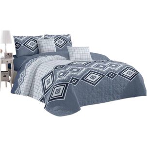 Cubrecama De Verano King 250cmx270cm Quilt + 2 Fundas De Almohada 50cmx70cm Cobertor Delgado