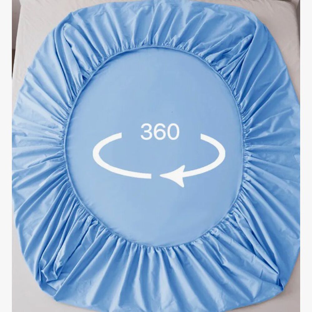 Juego De S&aacute;bana 2 Plazas 4 Piezas Morada image number 1.0