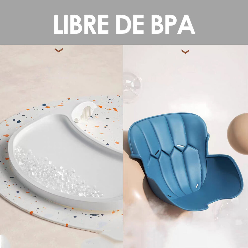 Silla De Comer Multi Etapas 4 En 1 Azul Babymine image number 6.0