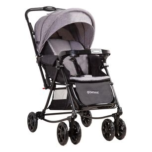 Coche Cuna Paseo Bebesit Balancin Sx Gris Melange