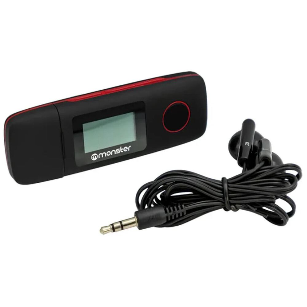 Reproductor Mp3 16gb Radio Fm Ecualizador Grabador De Voz Rojo image number 1.0