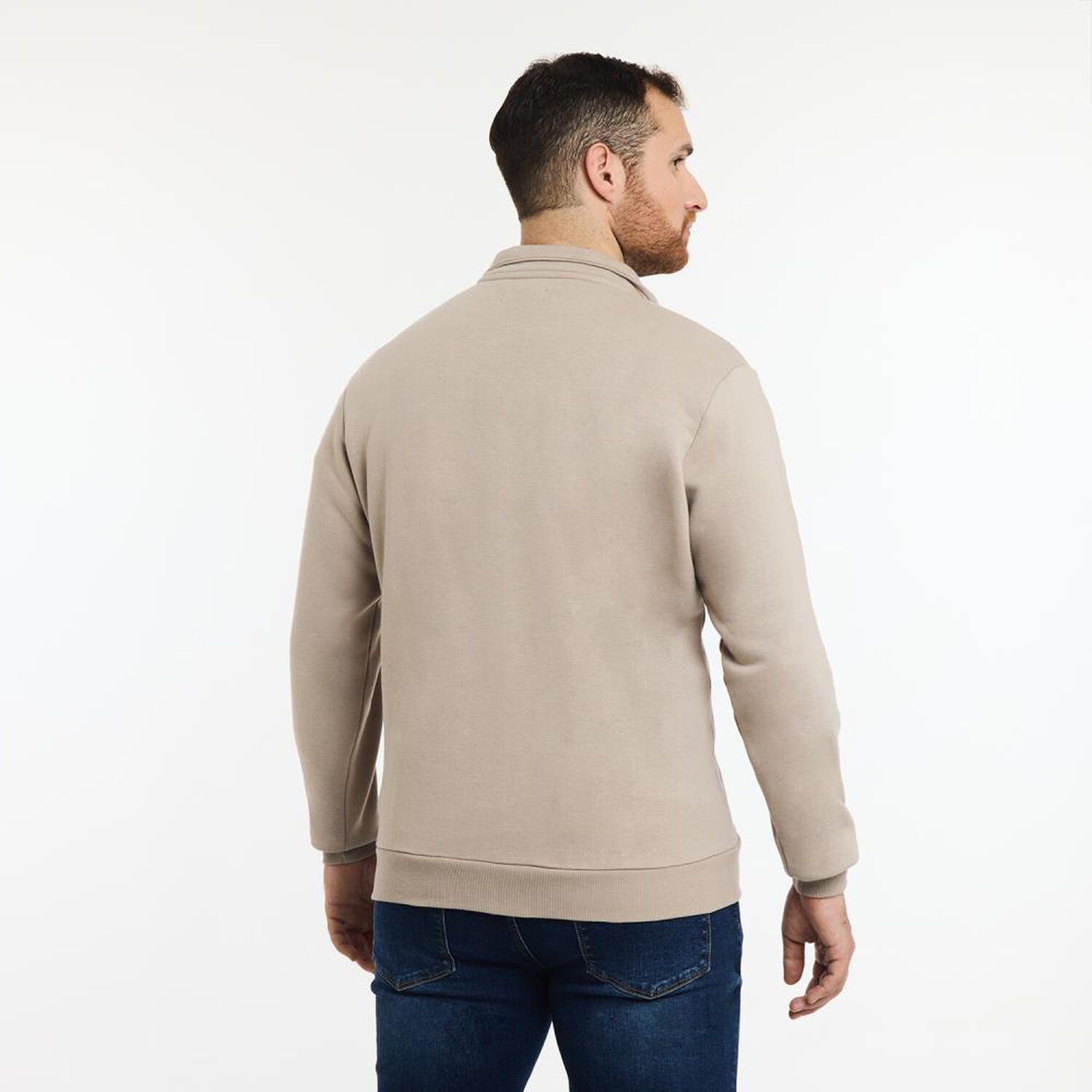 Poler&oacute;n Liso Regular Cuello Alto Hombre Herald image number 3.0
