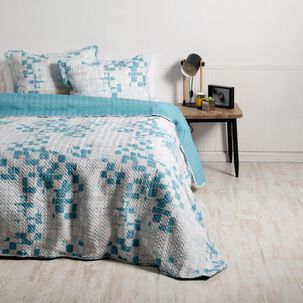 Cubrecama Quilt Estampado 2 Plazas Luquillo