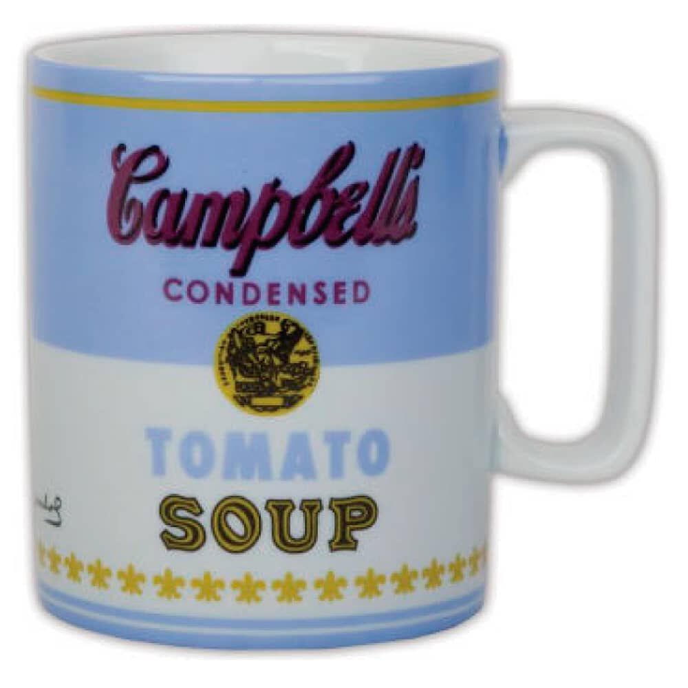 Mug Andy Warhol, Campbell Soup, Azul image number 0.0