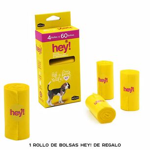 Pack Bolsas Hey! Desechos Mascotas (4+1 De Regalo)