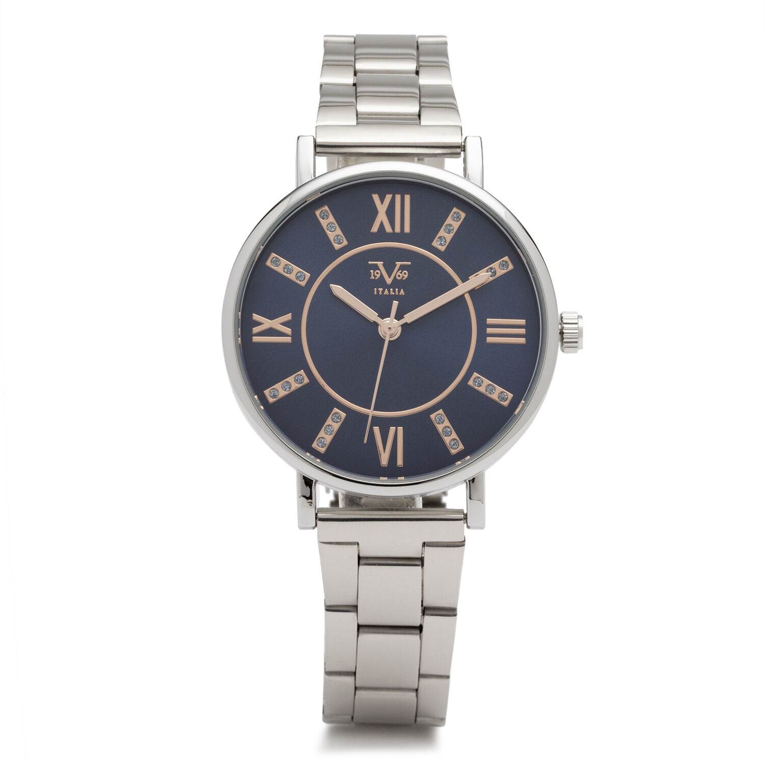 Reloj 19v69 Italia V1969-249-7 Plateado Mujer image number 0.0