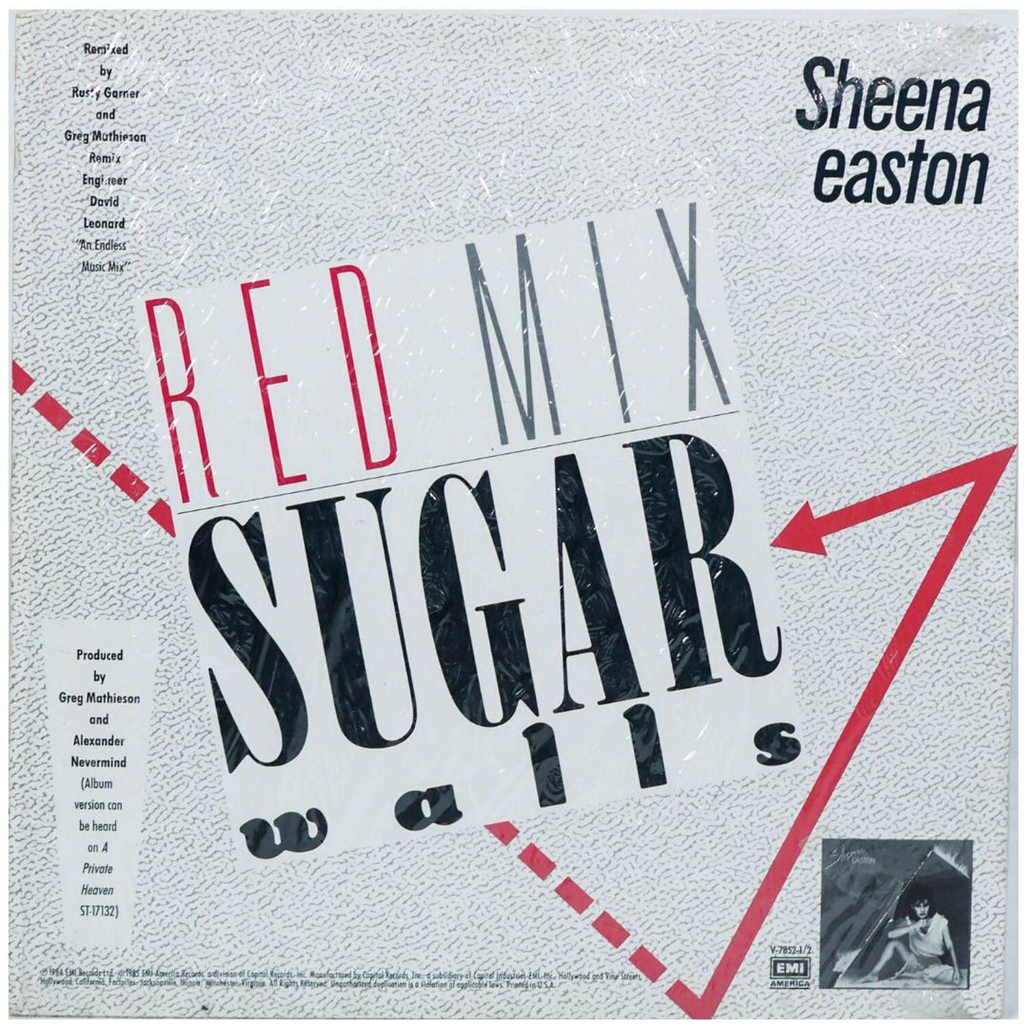Sheena Easton - Sugar Walls | 12" Maxi Single Usado image number 1.0