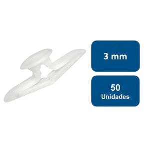 Tarugo Mariposa Fibrocemento 3mm 50un. - Anclajes